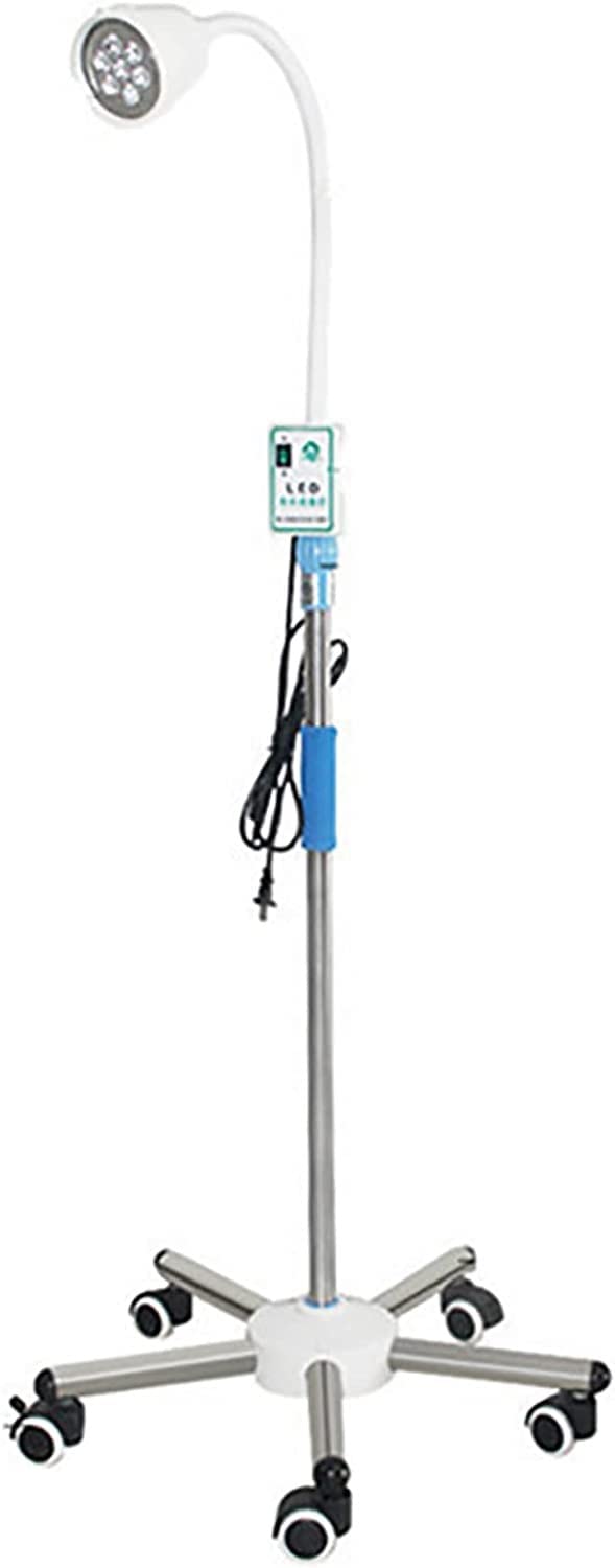 Untersuchungsleuchte, Stehend, Mobil, Schattenfrei, Kaltlicht, Einzelloch, Mit 5 Geräuscharmen Rollen, Für Hno, Urologie Und Gynäkologie/Geburtshilfe