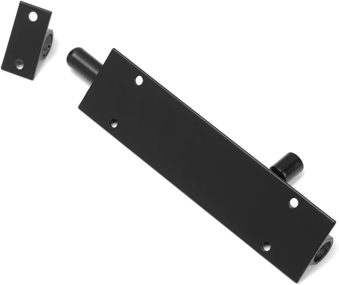 Door Hinges 8pcs Window Catch Lock Door Buckle Heavy Duty Large Garden Gate Shed Sliding Tower Bolt Latch Catch Home Hardware for Closet Cabinet Door(Silver,3inch)