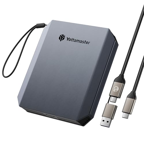 Amazon | Yottamaster外付けSSD 256GB、最大460MB/s・USB-C/A 2 in 1