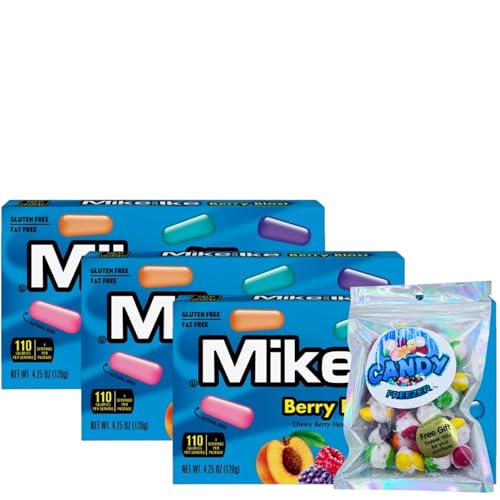 Dulce masticable Mike and Ike 3 cajas 4.25 oz c/u miniatura 1