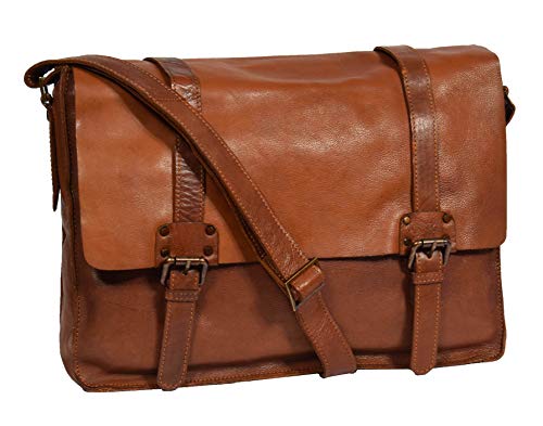 Sacoche en cuir véritable homme parfaite pour le bureau et les trajets