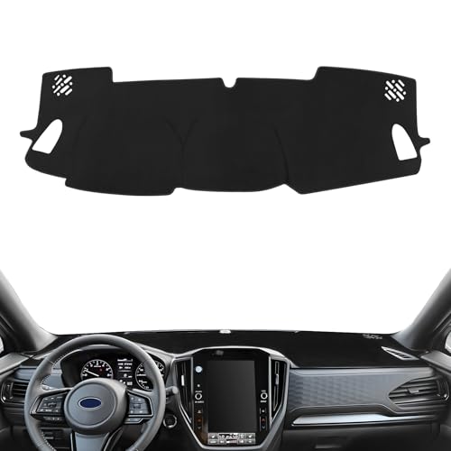 Rilsen Dashboard Cover Mat Custom Fit for 2025 2026 Subaru Forester Dash Cover Nonslip Dash Mat Protector Sunshade No Glare Black