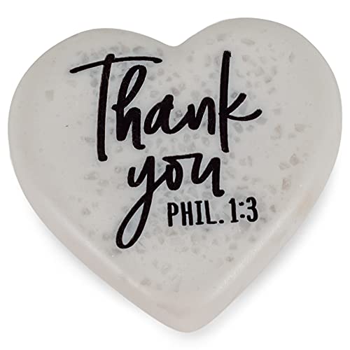 Lighthouse Christian Products Plaque-Cast Stone-Sentiment Hearts-Thank You-Philippians 1:3 #TOP29