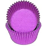 Golda's Kitchen 100 Count Solid Baking Cups, Mini, Purple