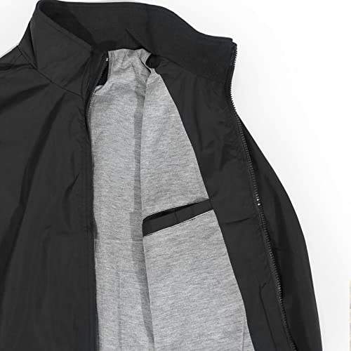 Giacca a Vento Uomo Impermeabile Blu Nero Verde