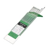 QUARKZMAN 10 Stück TIG Schweiß Wolfram Elektroden 3/32" x 7" Rein Grün WP