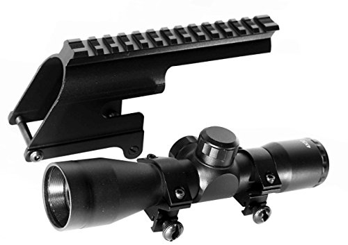 Trinity 4X32 Hunting Scope With Mount For Winchester 1200-1500 Picatinny Weaver Mount Adapter Aluminum Black Tactical Optics Hunting Accessory Mildot Reticle Target Range Gear Single Rail. #TOP1