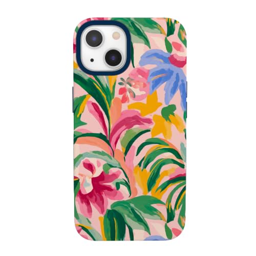 Casely iPhone 13 Mini Case | Sunshine Jungle | Poolside Print | Bold Protective Design | Compatible with MagSafe