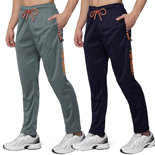 Image of Pinkmint Combo Track Pant for Men Soild with Pocket Active Wear ll Gym Wear (Pack of 2)