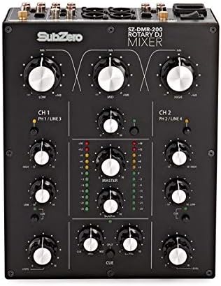 SubZero 2 Channel Rotary DJ Mixer