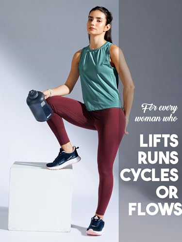 Image of Women's Tank Top | Sleeveless| Gym, Yoga, Running, Pilates | Dri-Fit, Breathable, Compression Poly Lycra Activewear
