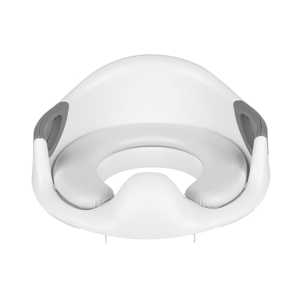 Riduttore WC Bambini con Cuscino, Riduttori WC per Bambini, Sedile da Toilette, Bambino Allenatore Vasino Sedile del water, Adatto a Bambini di Circa 1-7 Anni-37 * 33 * 16 cm-bianco