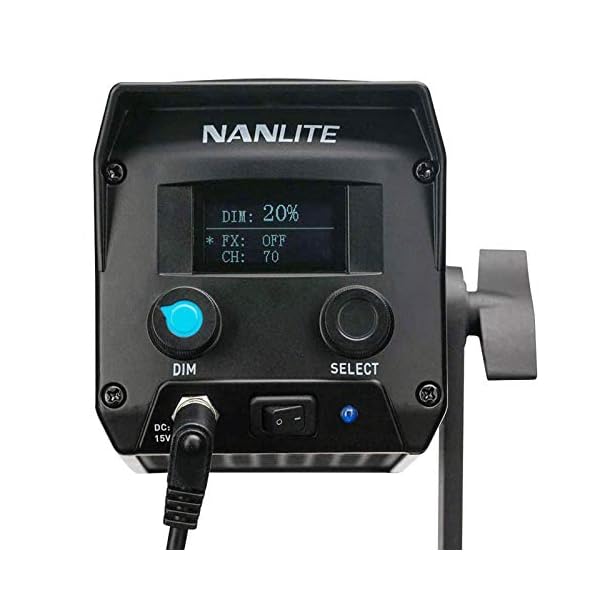 NANLITE Kompakte LED Studio-Leuchte Forza 60 5600°K 60 W 11950 Lux Monolight für Fotografie Foto Video Videolicht – Bild 4