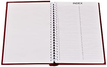 Arpan Photo Albums Self Adhesive Picture Book Padded Spiral Bound 36 Sheets - Burgundy