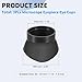 PATIKIL 29-33 mm Eyepiece Eye Cups, 2Pcs Rubber Eyepiece Cover Guard for Stereo Microscope Telescope Aiming Scope, Black