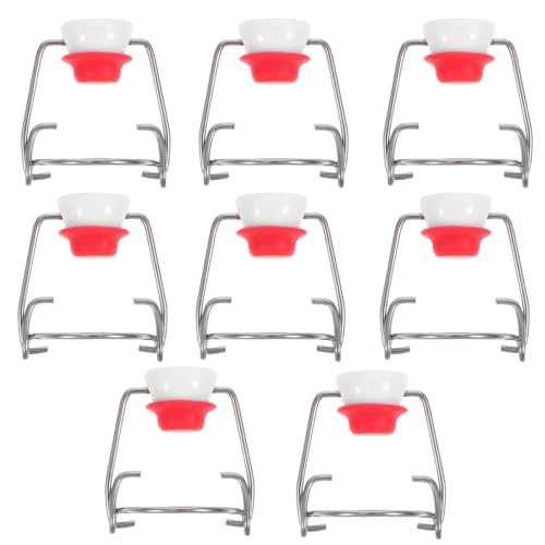 Swing Top Lids Fit 8/17.5/26/35oz Beer Bottles (8pcs)