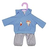 puppenkleider stricken anleitungen ✔ Das Dolly Moda Sportoutfit in blau passt BABY born und Baby Annabell und anderen Puppen mit einer Größe von 28-33 cm