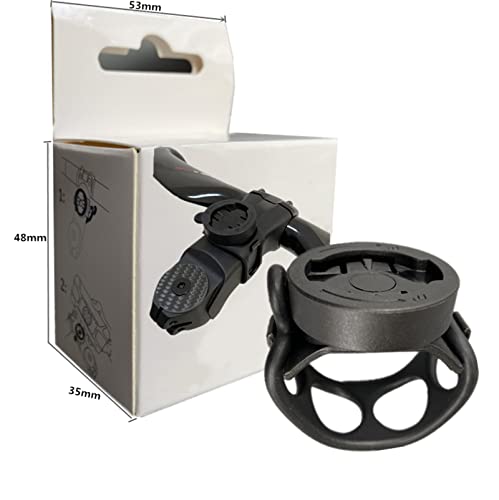 NELboNs Bike Computer Mount Compatible with Gar min/G G+/Mage ne C406 C206 GPS Rotating Strap Out-Front Handlebar Bile Light/Smart Phone/Sport Camera Holder