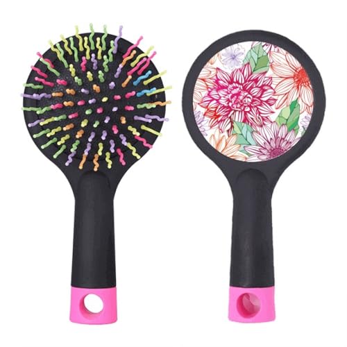 Brosse à cheveux démêlante salon pour éliminer les noeuds sans douleur grâce au coussin