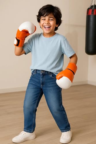 Image of Tales & Stories Boys Slim Fit Denim Jeans | 5-Pocket Stylish Mid-Rise Pants| Durable Cotton Denim Lycra with Button Closure | Casual Wear