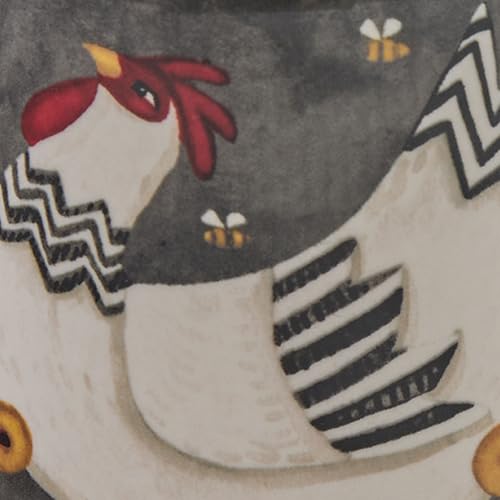 Juego de 4 tazas My Little White Hen Park Designs gris miniatura 3