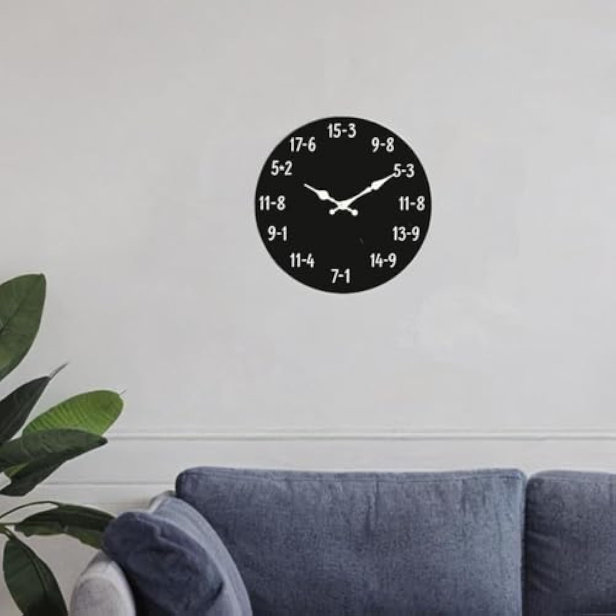 Math Equations Wall Clock Ideal Gift for Students