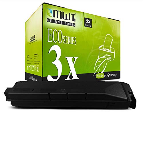 MWT Toner Kyocera TASKalfa 4551 Solution Contre les Impressions Pâles Noir Lot de 3