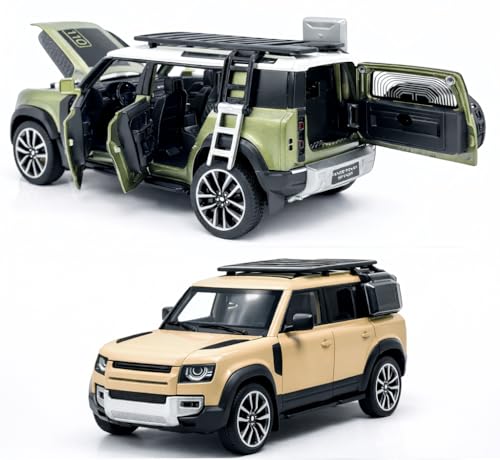 Image of Magicwand 1:32 Scale Die-Cast Defender Guards Metal Car with Openable Doors,Pull Back Action,Blinking Lights【Pack of 1】【Colors as Per Stock】
