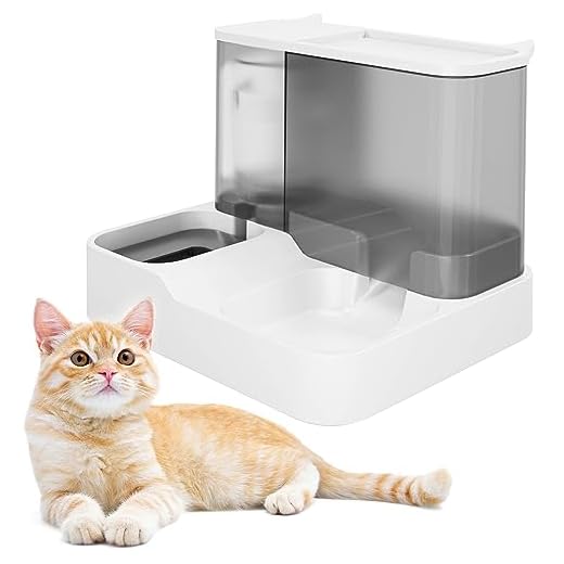 Tivifore Comedero Automatico, Dispensador de Comida y Agua para Gatos y Perros