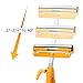 SHALL 2-Pack Folding Roller Stand - Heavy Duty 250 LBS Load Capacity - 27.8-43'' Adjustable Height - for Table Saw Outfeed Woodworking