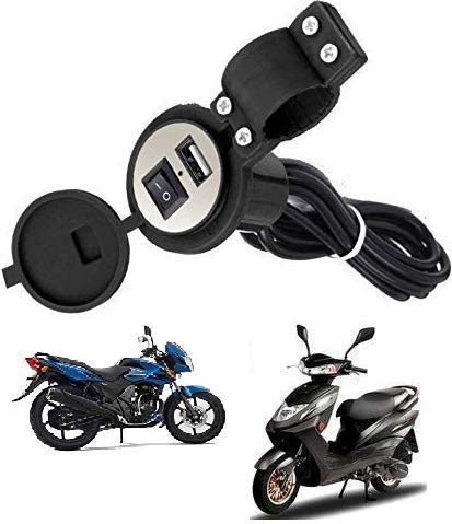Motorcycle Handlebar Mount with USB Charging Socket 2.1A 9V for Mobile, Tablet, Portable Music Player and GPS-picture-12