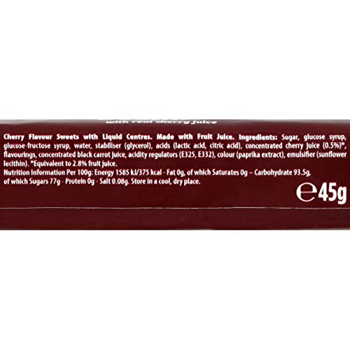 Halls Soothers Real Cherry Juice Sweets, 45g