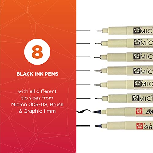 SAKURA Pigma Micron Fineliner y Gelly Roll - 14 unidades miniatura 2