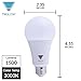 TriGlow LED Light Bulbs 100 Watt Equivalent A19 LED Bulbs 3000K (Soft White) 1500 Lumens, E26 Base UL Listed, Led Light Bulbs 3-Pack
