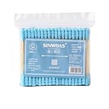 [AiO JAPAN] 綿棒 カラフル 100本セット でこぼこ スタンダード メイク (ブルー)