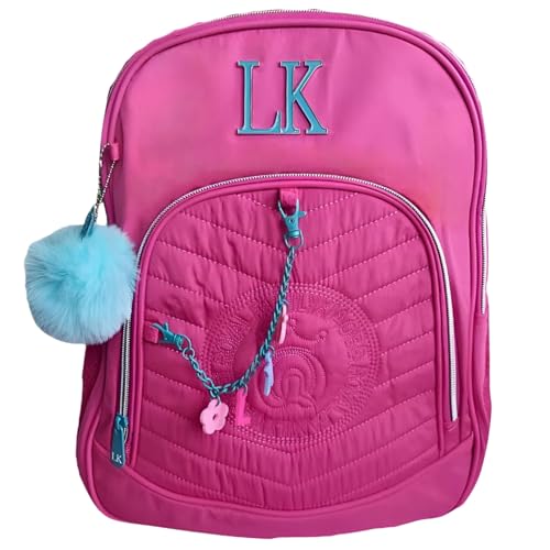 Mochila Escolar Infantil e Juvenil com Alças de Ombro Acolchoadas Confortável Menina PINK