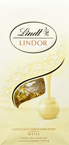 Lindt & Sprüngli Lindor Kugel Beutel, weiß, (136 g)