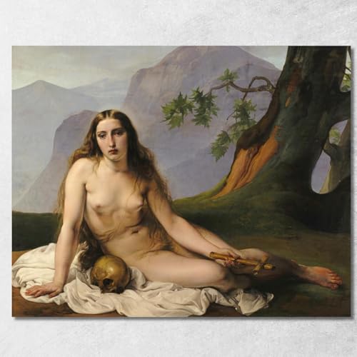 Tableau Peinture Maria Maddalena Francesco Hayez Toile Fine Art Émotion d'Art