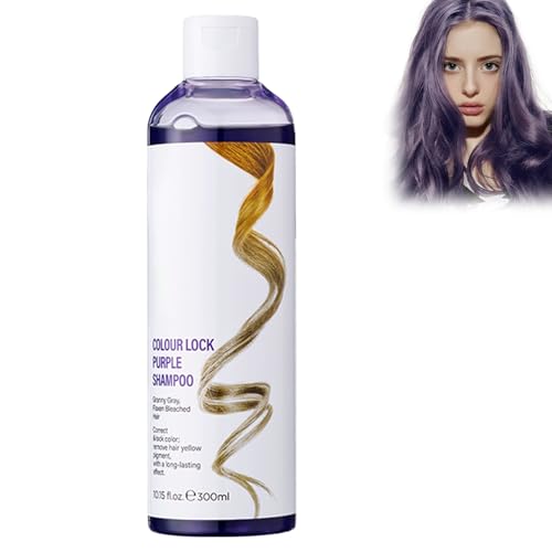 Champú Color Lock - Champú Protector Y Nutritivo Para Cabello Teñido | Previene El Desvanecimiento Del Color | Reparación Intensa Y Brillo Duradero 300ml (Morado)