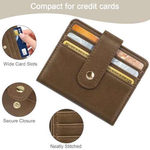 Image of Small Wallets for Women Slim Minimalist Bifold Credit Card Holder