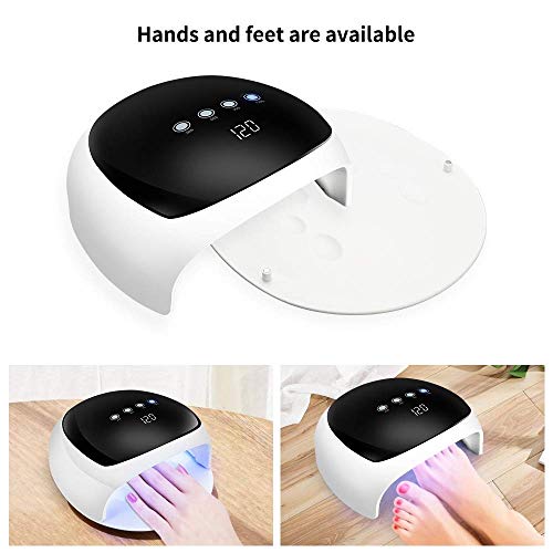 ZOUJUN UV-LED-Nagel-Lampe 48W, bewegliches Gel Lampe for Heim- und Salon, Gel beweglicher Maniküre Lichttherapie-Lampe… – Bild 7