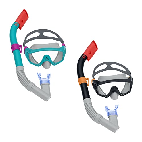 Bestway Spark Wave Snorkel Mask, Assorted Colours, 9,3 x 19 x 37 cm