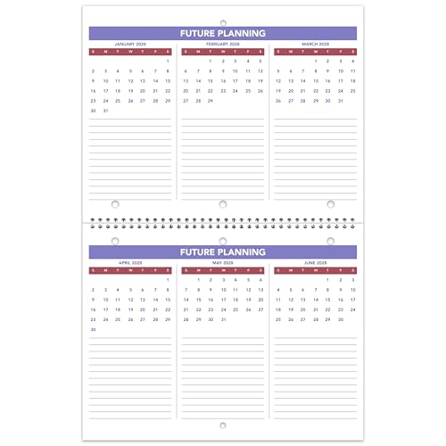 Image of AT-A-GLANCE 2027 Wall Calendar, 8.5 inch x 11 inch Planner, Fits 3-ring Binder, Unruled Blocks, Monthly (PM1702827)