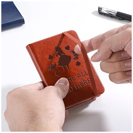 Alice in Wonderland leather notebook - Image 5