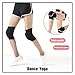 FDJZKFDU Knee Pads 1Pair Sports Knee Pads For Men Women Sport Compression Knee Brace For Dance Yoga Volleyball Football Running Cycling Tennis(Black,S(25-45kg))