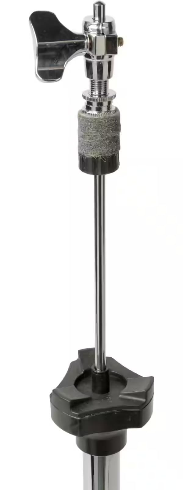 WOODBRASS NYX H-1500 Pédale Charleston Hi-Hat Double Embase Rotative – Support Hi-Hat Batterie Robuste Aluminium/Acier avec Memory Lock, Stable et Durable