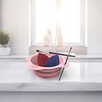 Foldable Silicone Makeup Brush Cleaner Pad Bowl, YalsFTY Portable Mat Scrubber Cleaning Tool for Makeup Brushes (Pink) - Image 5