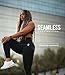 Gymreapers Infinity Seamless Workout Leggings for Women High Waist Seamless Leggings for Exercise Running Active Yoga Pants Black
