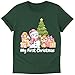 My First Christmas Custom T-Shirt – Personalized Holiday Shirt with Custom Backside Text, Year or Name | Handmade Christmas Outfit for Baby, Kids & Family
