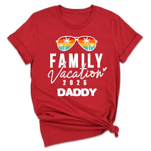 2025 Custom Family Vacation Trip Shirt, Family Matching Shirt, Family Travel Summer Shirt4